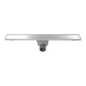 Sukar Line-4 Shower Drain 40cm Ø50 - Stainless Steel Case (Plain Grate)