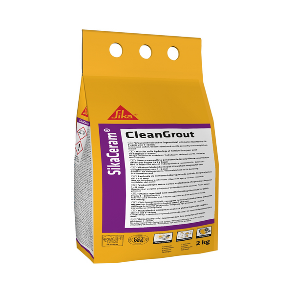 SikaCeram® CleanGrout 2 KG (Cementitious floor/wall tile grout for joints)