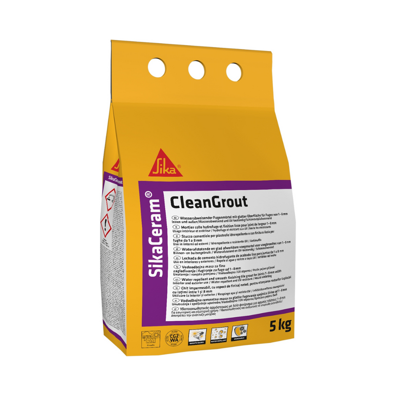 SikaCeram® CleanGrout 5 KG (Cementitious floor/wall tile grout for joints)
