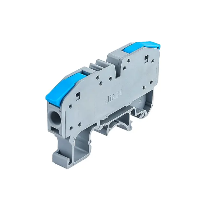 WICO 2-Pin Push-In Quick Wire Lever DIN Rail Connector – 0.08-2.5mm²