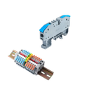 WICO 2-Pin Push-In Quick Wire Lever DIN Rail Connector – 0.08-2.5mm²