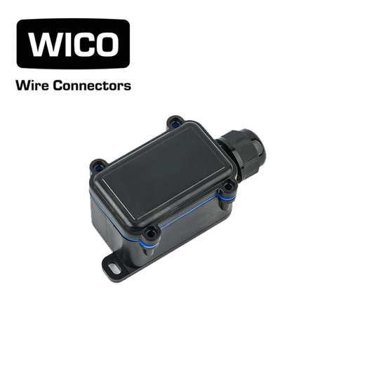 WICO Button Switch Waterproof Box – IP65, Single Cable Hole