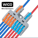 WICO 10-Pin Compact Splicing Wire Lever Connector – 0.08–2.5mm²