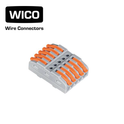 WICO 10-pin Bilateral Push-In Quick Wire Lever Connector – 0.08–2.5mm²