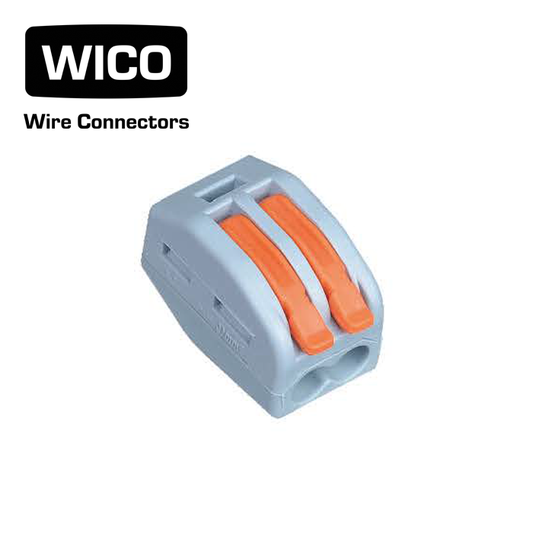 WICO 2-Pin Push-In Quick Wire Lever Connector – 0.08-2.5mm²