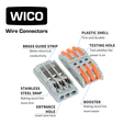 WICO 6-pin Bilateral Push-In Quick Wire Lever Connector – 0.08–2.5mm²