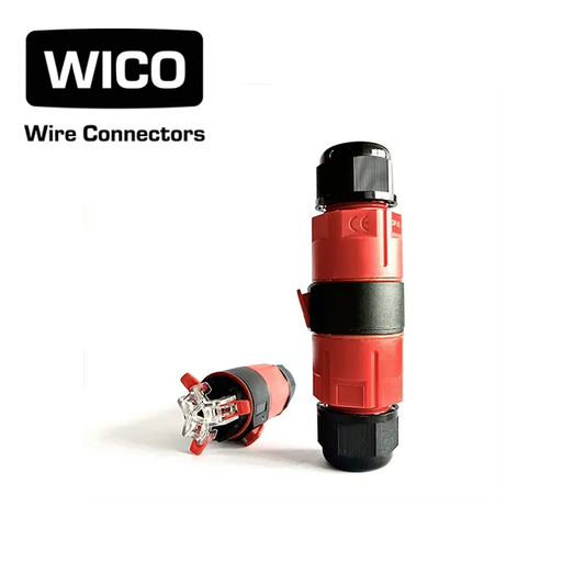 WICO 3-Pin Waterproof Wire Connector – IP68, 0.5–1.5mm²