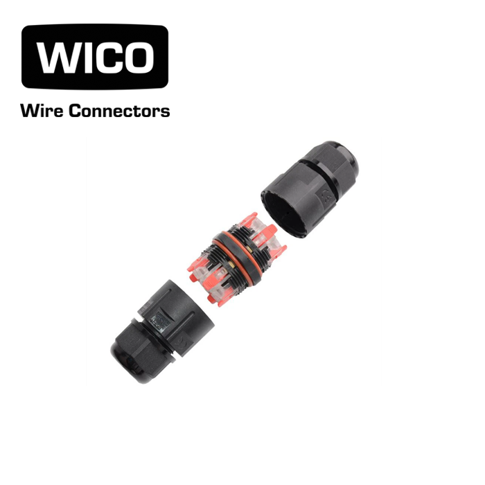 WICO 5-Pin Waterproof Wire Connector – IP68, 0.5–1.5mm²