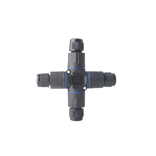 WICO 3-Pin X-Type Waterproof Wire Connector – IP68, 0.5–2.5mm²