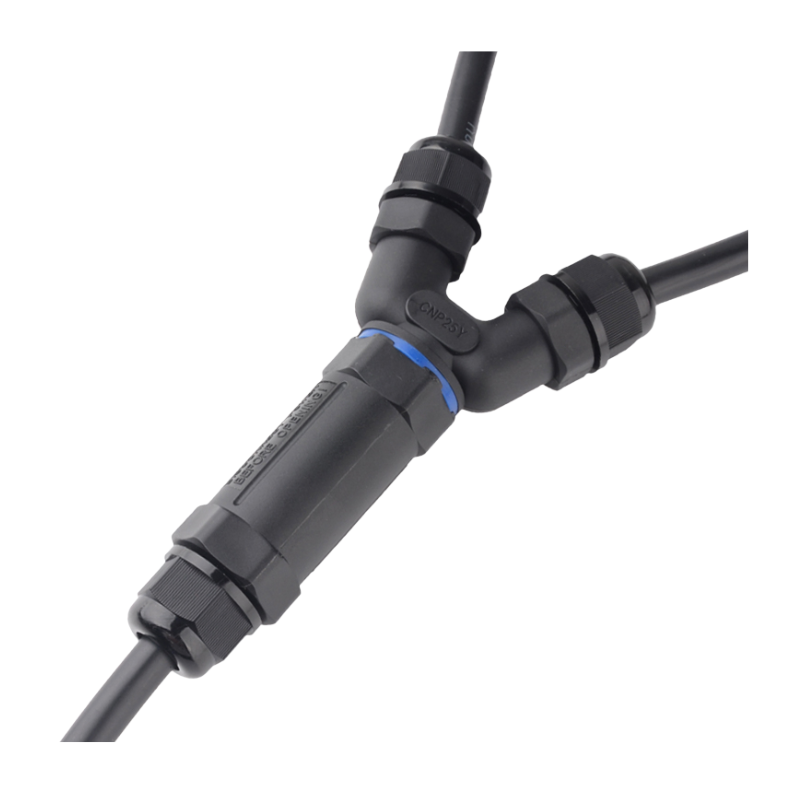 WICO 3-Pin Y-Type Waterproof Wire Connector – IP68, 0.5–2.5mm²
