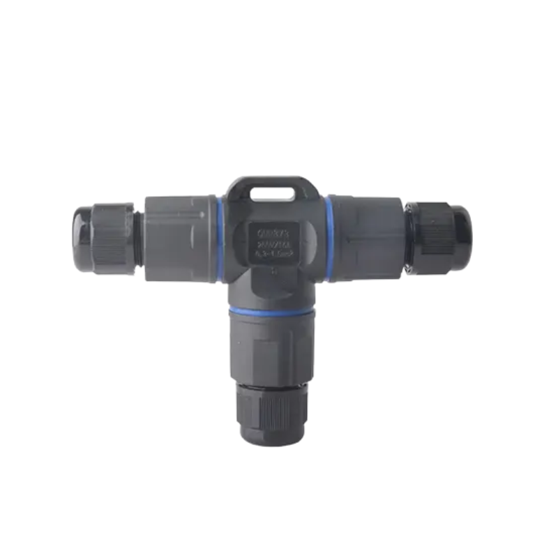 WICO 3-Pin T-Type Waterproof Wire Connector – IP68, 0.5–2.5mm²