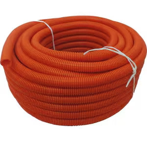 Polyflex Pliable Corrugated Conduit (Orange) - 50M