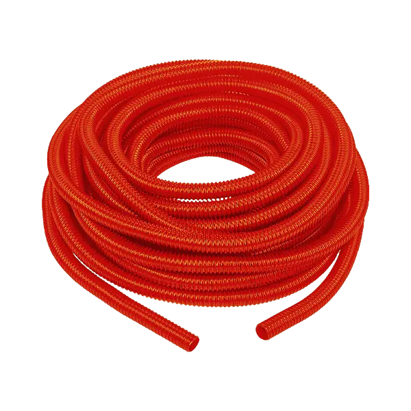 Corflex Polypropylene Corrugated Conduit (Red) - 40MM x 25M