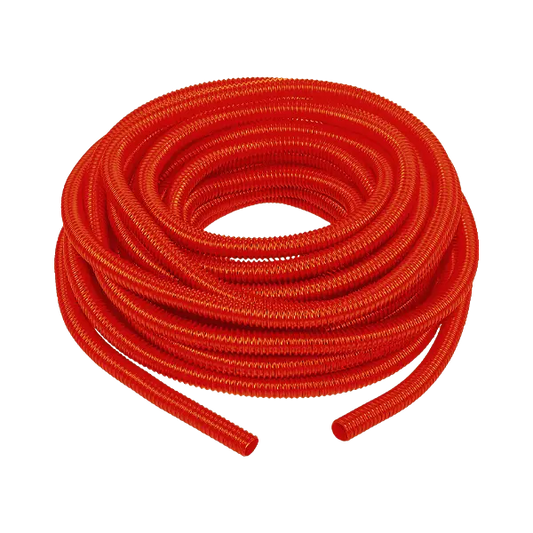 Corflex Polypropylene Corrugated Conduit (Red) - 40MM x 25M