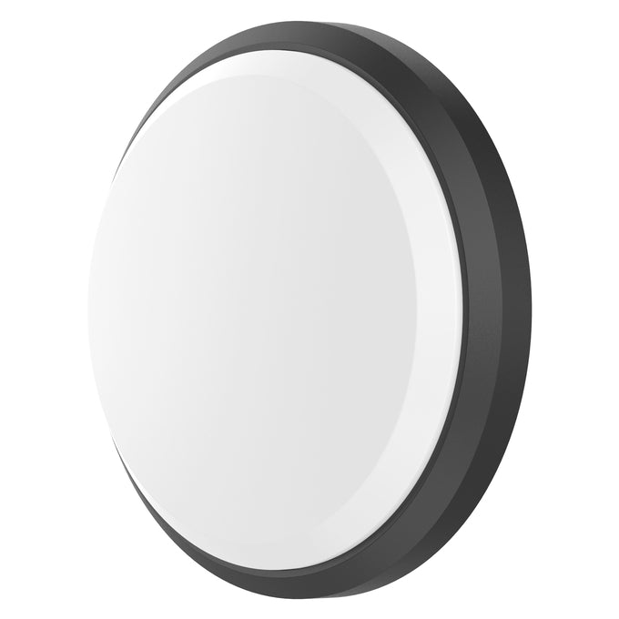 Ledvance Led Outdoor Black Bulkhead 15W IP65 180mm - (Warm White - 3000K)