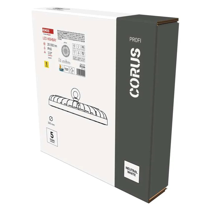 Legrand Emos Led Highbay Industrial Ceiling Lamp Corus 166W - Natural White (4000K)