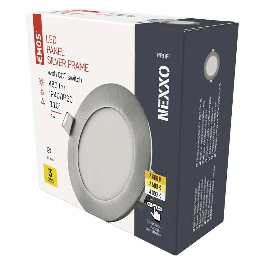 Legrand Emos Led Panel Nexxo Recessed 7W IP40 CCT - (3000K/3500K/4000K)