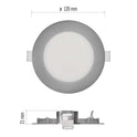 Legrand Emos Led Panel Nexxo Recessed 7W IP40 CCT - (3000K/3500K/4000K)