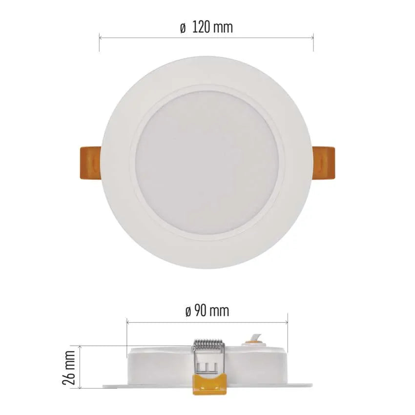 Legrand Emos White Led Panel Rubic Recessed 9W IP20 - Natural White (4000K)