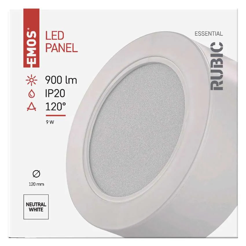 Legrand Emos Surface Led Panel Rubic 9W IP20 - Natural White (4000K)