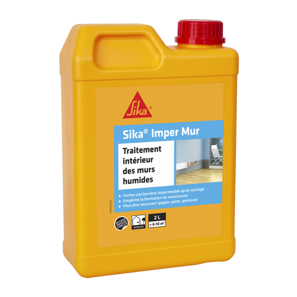 Sika Imper Mur (Ready-to-use resin for treating damp interior walls) - 2L