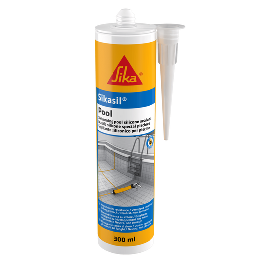 Sikasil® Pool Silicone Sealant (for swimming pools and wet areas) - 300ml