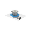 Sukar Line-10 Adjustable Drain Set 10x10cm Ø70mm - Plastic Frame (Side Outlet - Line Grate)