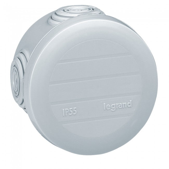 Legrand Plexo Boxes - IP55 - IK07 Round Box - Available in Ø60 - height 40 & Ø70 - height 45