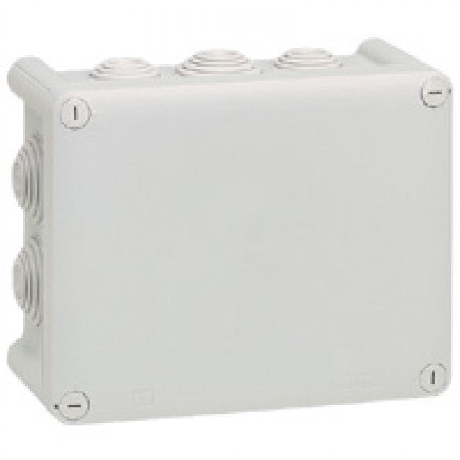 Legrand Plexo Boxes - IP55 - IK07 Square Boxes - Dim: 65 x 65 x 40 mm / 80 x 80 x 45 mm / 105 x 105 x 55 mm / 155 x 110 x 74 mm