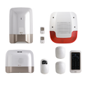Delta Dore Pack alarm 8 wireless zones connected with GSM transmitter and video verification detector