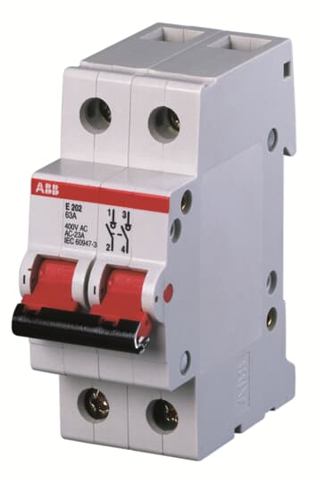 ABB - Isolator 2P - Choose from 25A to 125A
