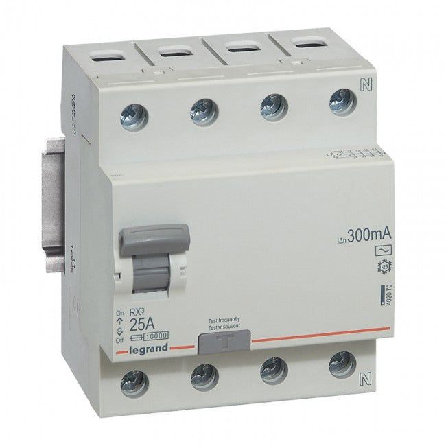 Legrand RCD DX³-ID LR AC-Type 4P 300mA - 25A