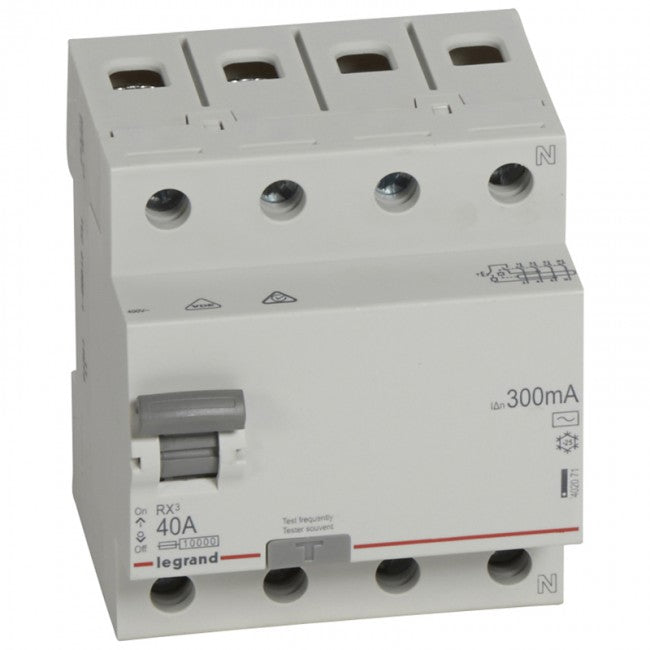 Legrand RCD DX³-ID LR AC-Type 4P 300mA - 40A