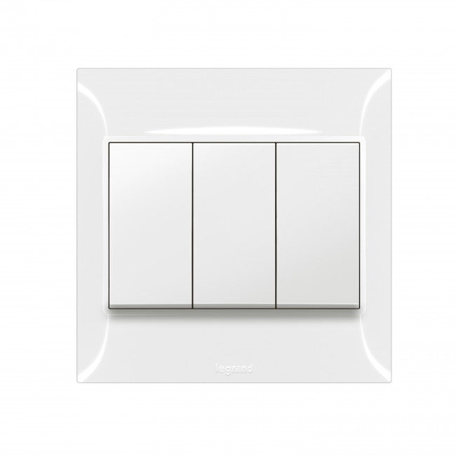 Legrand Belanko S Switch 16AX (3 Gang 2 Way)