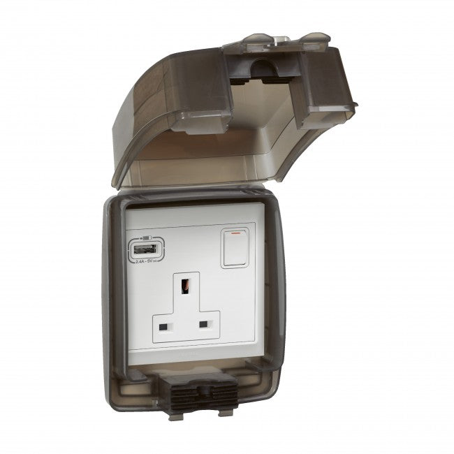 Legrand Belanko S Splash-Proof Cover for IP55 Socket Protection (for Belanko, Mallia and Synergy)