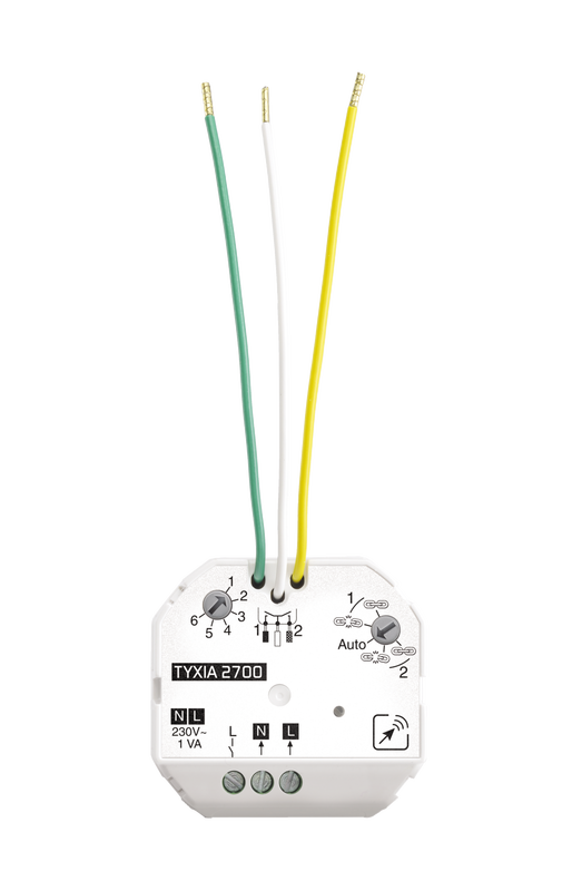 Delta Dore Multifunctional transmitter - 2 multi-function (for lighting, dimming, shutters or other control system)