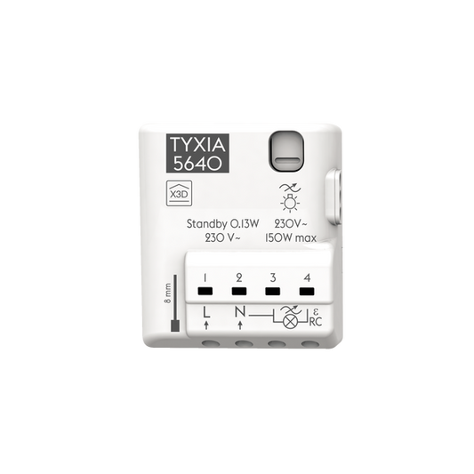 Delta Dore Wireless 1-channel lighting Dimmer Receiver - Live/neutral