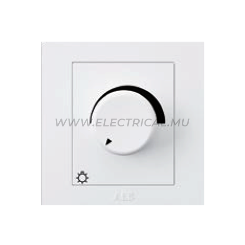 ABB Kalo Rotary Dimmer Switch 600W White