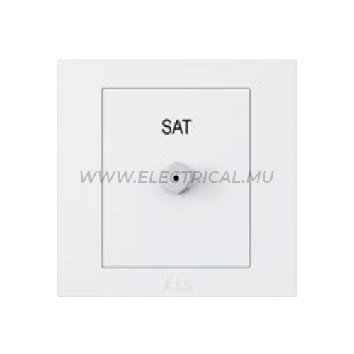 ABB Kalo Satellite Outlet/TV Outlet 1G White