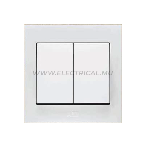 ABB Kalo Switch 2G 2W 10A White