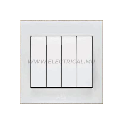 ABB Kalo Switch 4G 1W 10A White