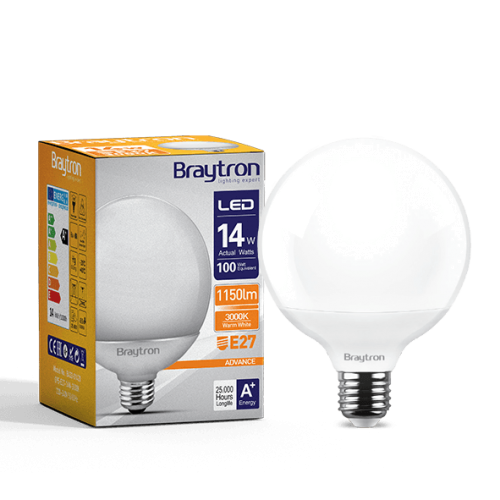 Braytron Advance E27 LED Bulb (14W)