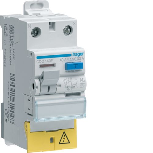 Hager RCD (RCCD) 30mA 2P - 40A