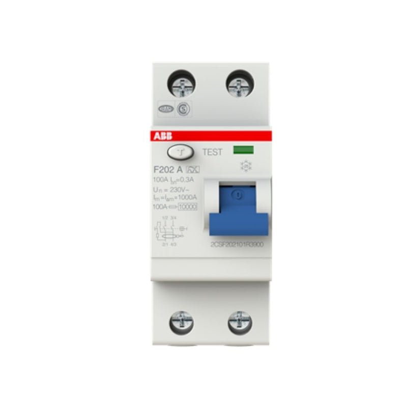 ABB - RCCB 2P - Choose from 25A to 100A