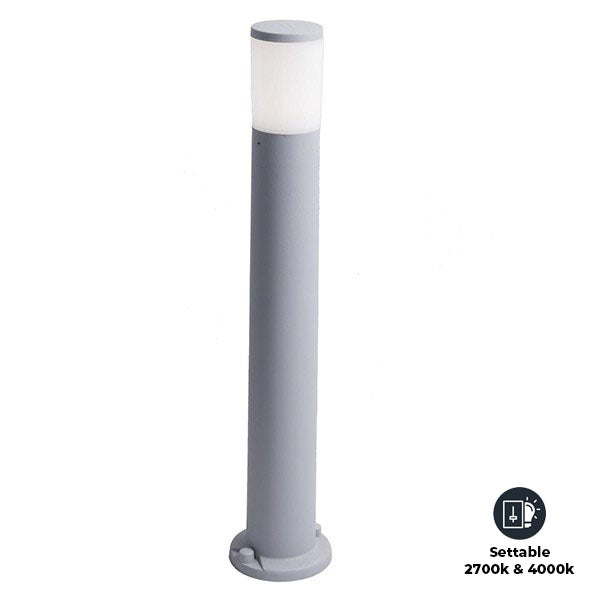 Fumagalli Carlo 800 Bollard (Grey) - CCT (Settable between 2700k and 4000k)