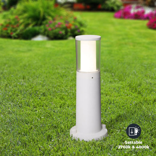 Fumagalli Carlo 400 Bollard (Grey) - CCT (Settable between 2700k and 4000k)