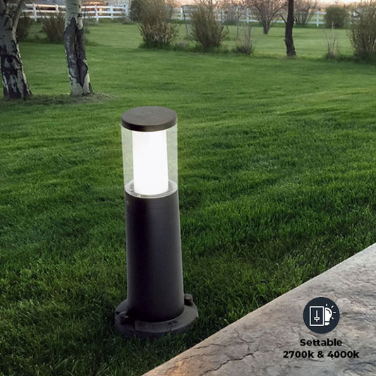 Fumagalli Carlo 400 Bollard (Black) - CCT (Settable between 2700k and 4000k)