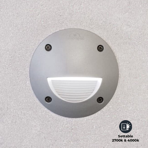 Fumagalli Leti 100 Round-ST Bricklight (Grey) - CCT (Settable between 2700k and 4000k)