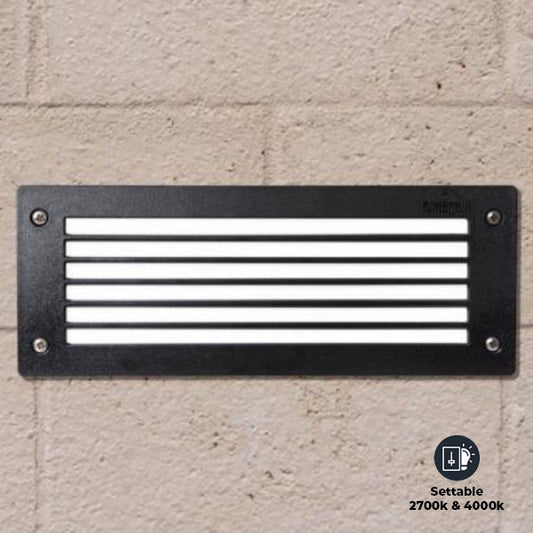 Fumagalli Leti 300-GL Bricklight (Black) - CCT (Settable between 2700k and 4000k)