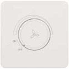 Hager Dream Dimmer Fan Switch (1 Gang)